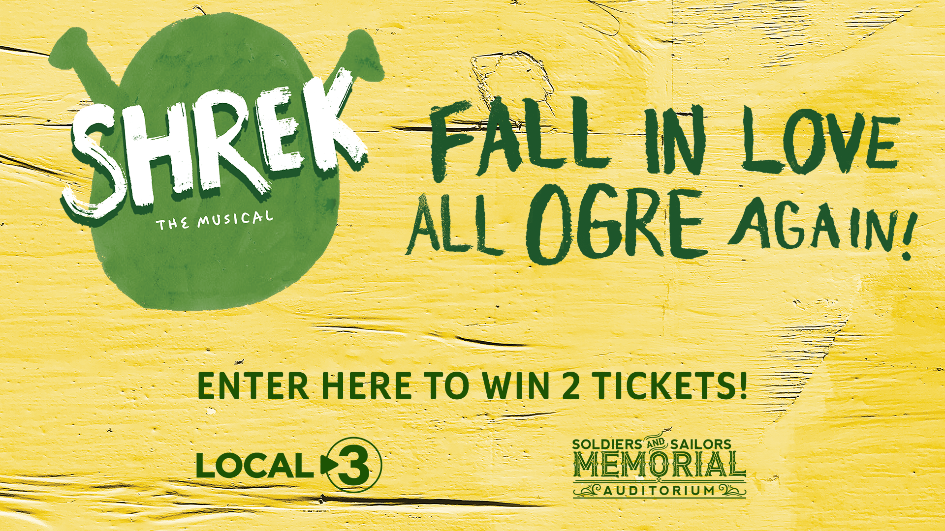 WRCB “Shrek The Musical” Tickets Contest